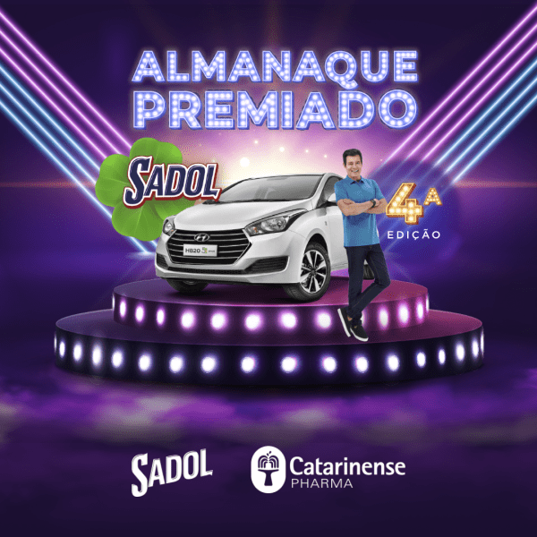 Promoção Almanaque Premiado Sadol 4ª Edição 2023 Pharma Catarinense