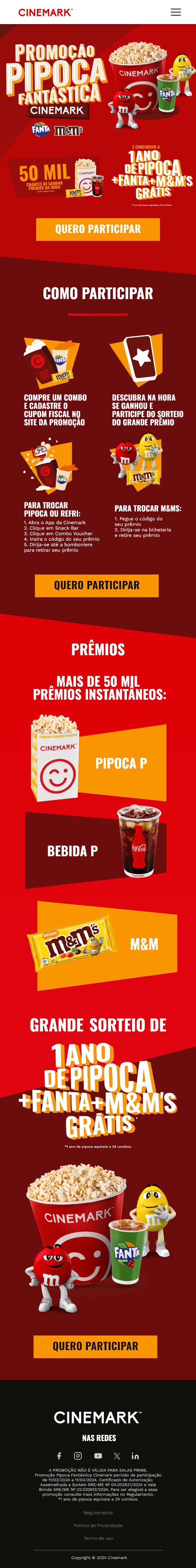 Cinemark - Pipoca Fantastica - HOME – Mobile