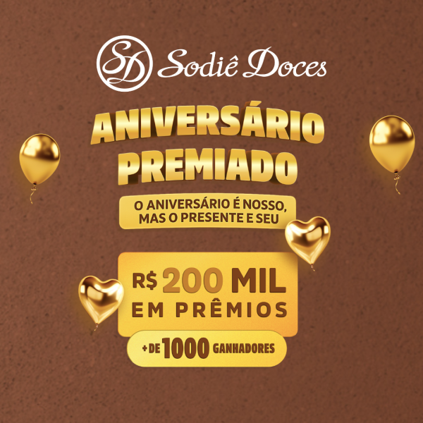Promoção Aniversário Premiado Sodiê