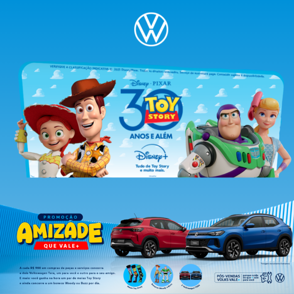 Promoção Volkswagen Amizade que Vale+