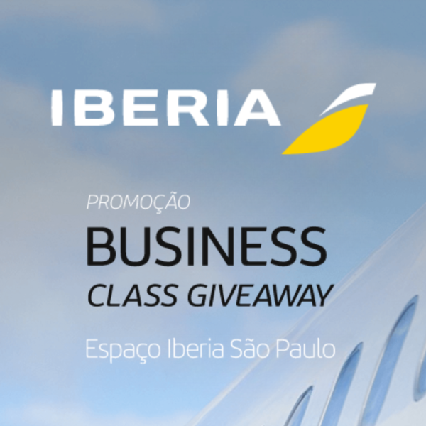 Promoção Iberia Business Class Giveaway
